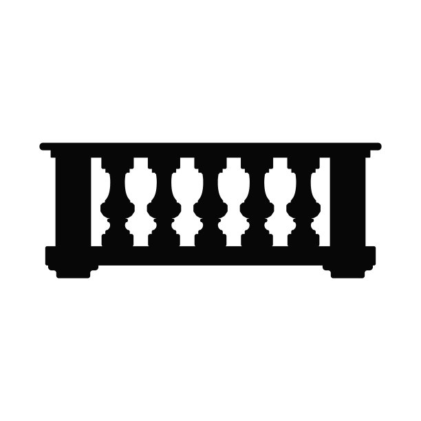 阳台图标矢量插图图片下载