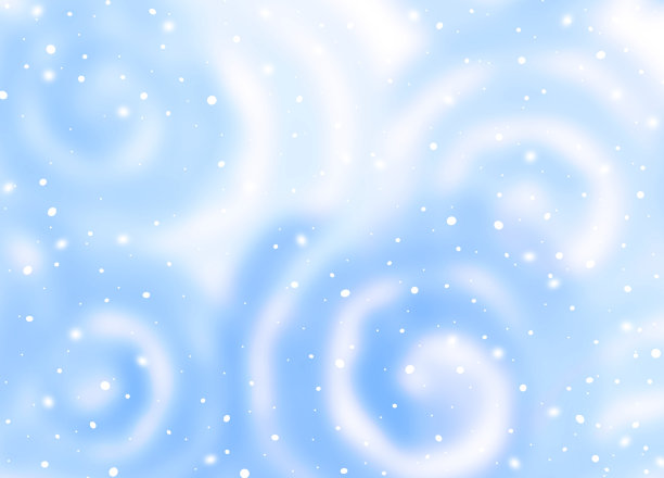 冬季雪景水彩模糊色彩背景图片下载