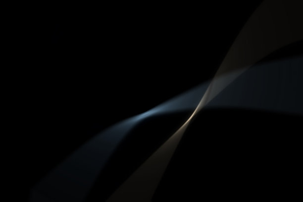 定格光-无限，一个游戏的光线，美丽精致的蓝色和橙色的飞机互相重叠在黑色的背景，闪闪发光图片下载