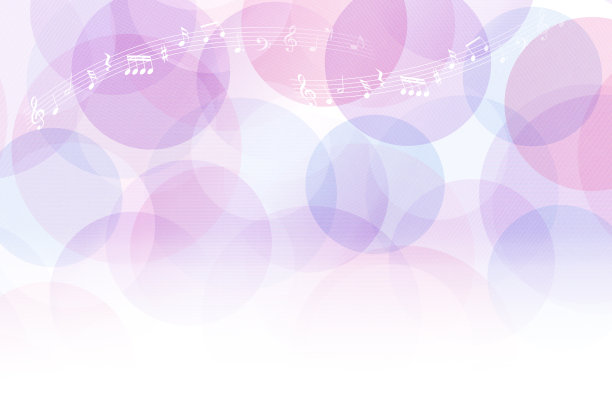 音符背景是一个柔和的颜色抽象图片下载