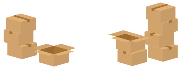 纸箱的横幅图片下载