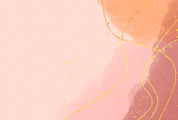 美丽可爱的水彩背景插画图片下载