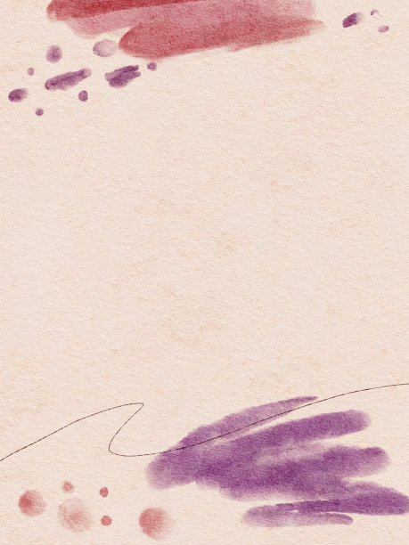 柔和的水彩粉彩背景与墨水线图片下载