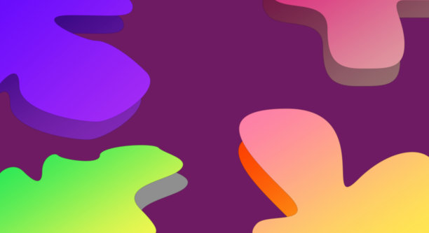 美丽的彩色全图形背景图片下载