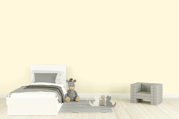 孩子的卧室里有毛绒动物玩具。3 d渲染插图。图片下载