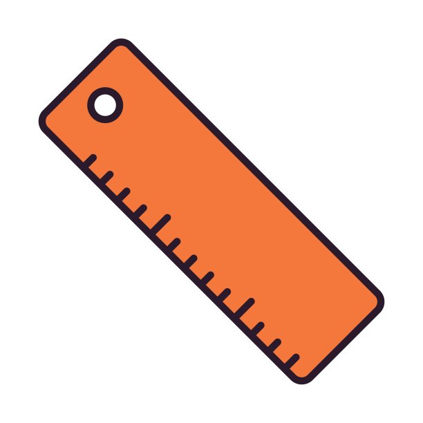 标尺图标矢量设计模板图片下载