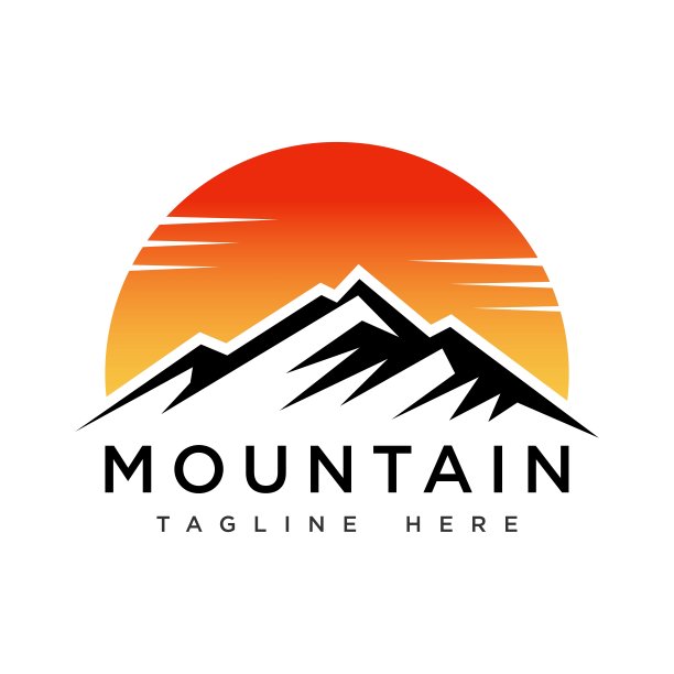 山图标矢量设计模板图片下载