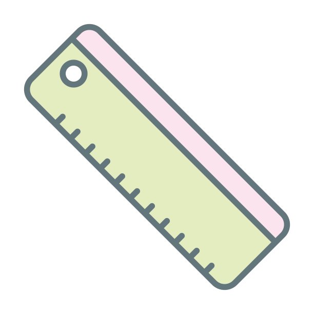 标尺图标矢量设计模板图片下载