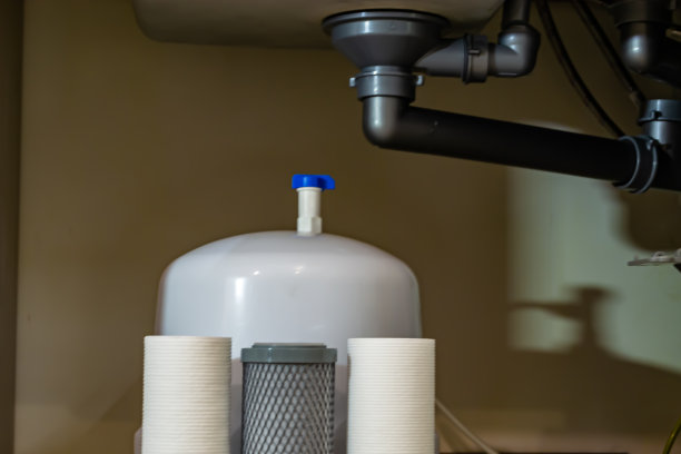 家庭背景厨房水过滤系统图片下载