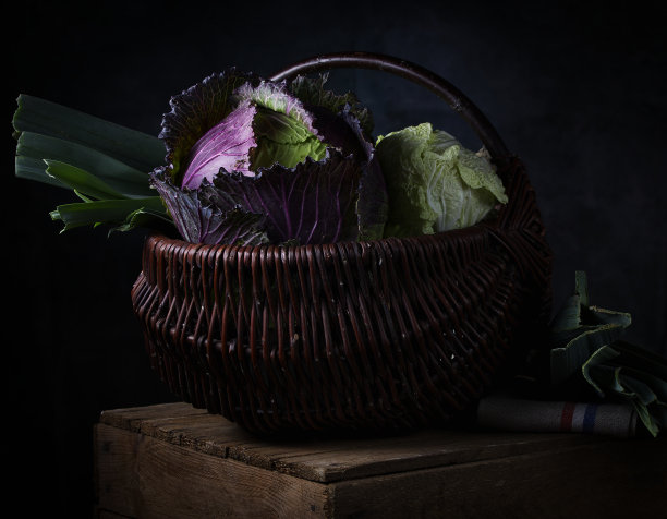篮子里的冬菜图片下载