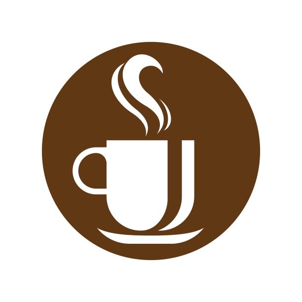 咖啡杯标志形象图片下载
