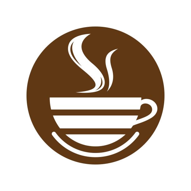 咖啡杯标志形象图片下载