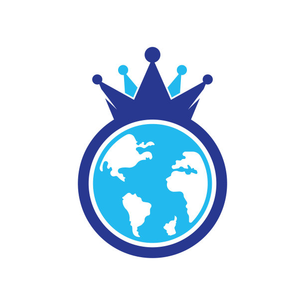 国王星球矢量标志设计。图片下载