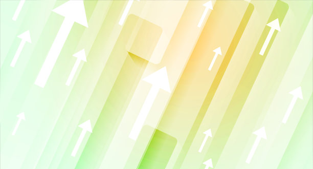 浅绿色橙色条纹抽象几何技术背景图片下载