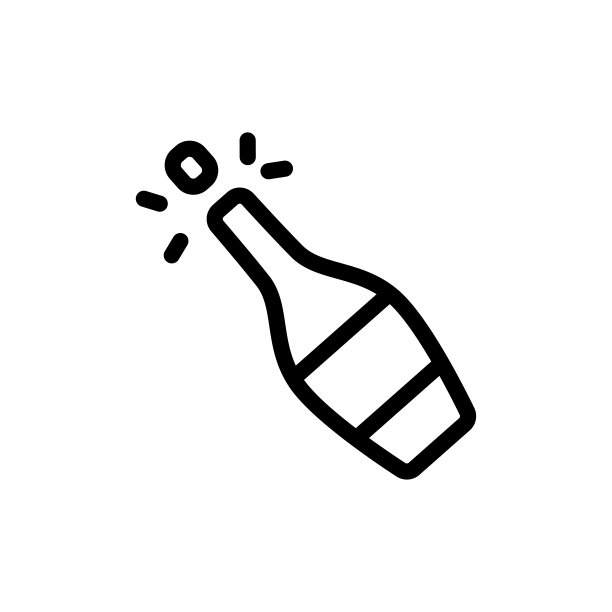 一瓶香槟排队图片下载