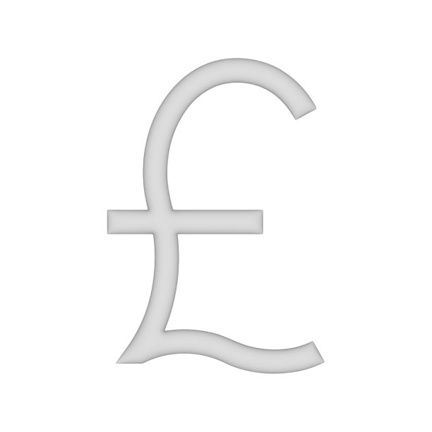 英镑图标3d按钮符号图片下载