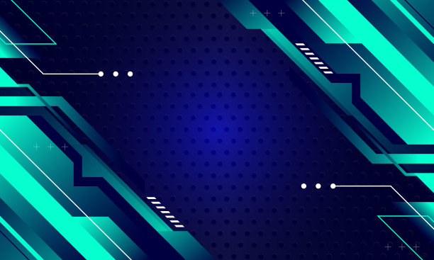 抽象未来游戏背景覆盖复制空间。金属板墙纸用于直播监控显示图片下载