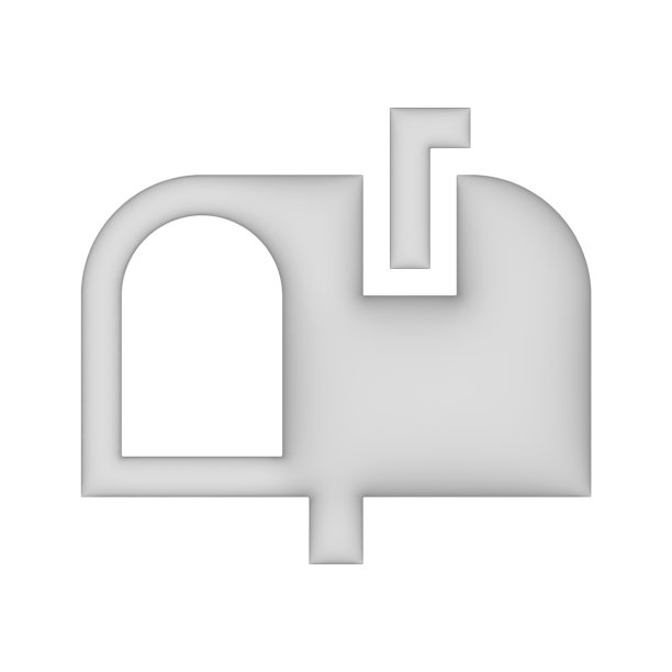 邮箱图标3d按钮符号图片下载