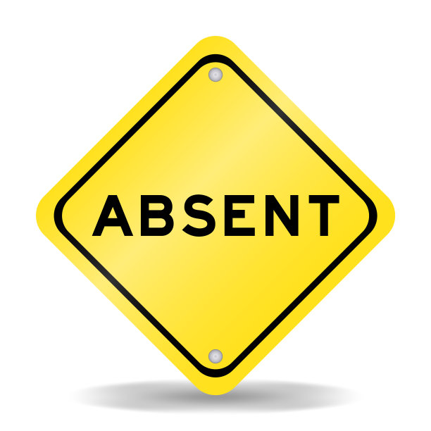 黄色交通标志，白底无字图片下载