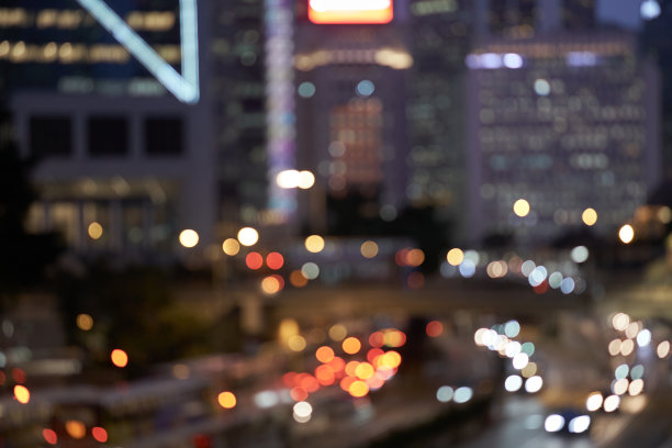 中央/海军晚上,散焦图片下载