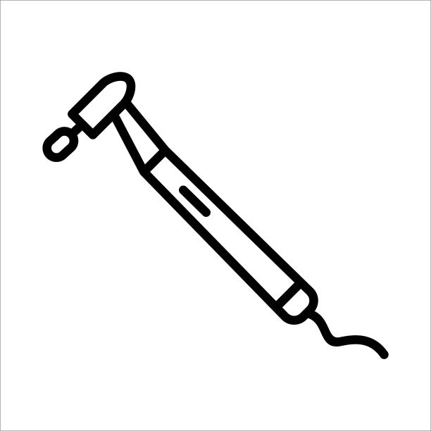 牙医工具图标Logo设计矢量模板插图符号和符号像素完美图片下载