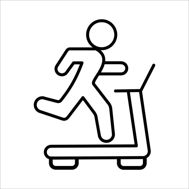 体育馆图标标志设计矢量模板插图标志和符号像素完美图片下载