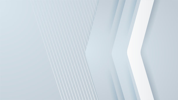 白色抽象的现代背景设计。抽象白色几何箭头形状与未来技术概念旗帜背景图片下载