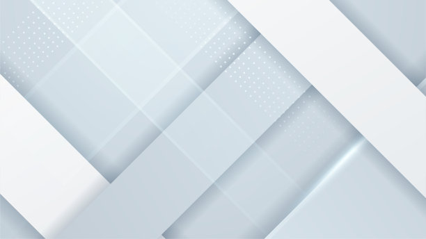 白色抽象的现代背景设计。抽象的白色几何形状与未来技术概念旗帜背景图片下载
