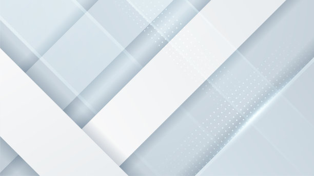 白色抽象的现代背景设计。抽象的白色几何形状与未来技术概念旗帜背景图片下载
