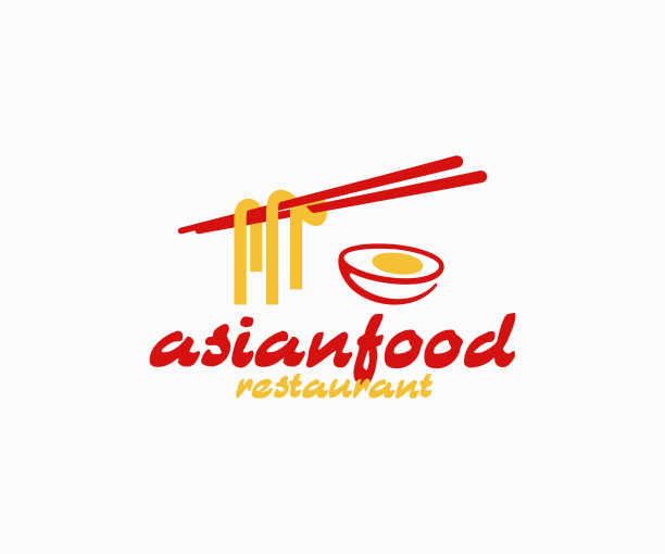 有机中式食品设计。乌冬面炒面和煮蛋矢量设计。美味的亚洲汤用筷子图片下载