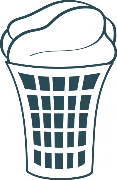 装衣服的洗衣篮图片下载