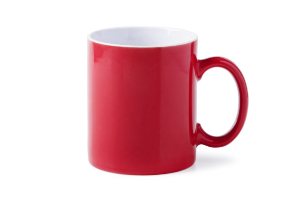 红色陶瓷杯图片下载