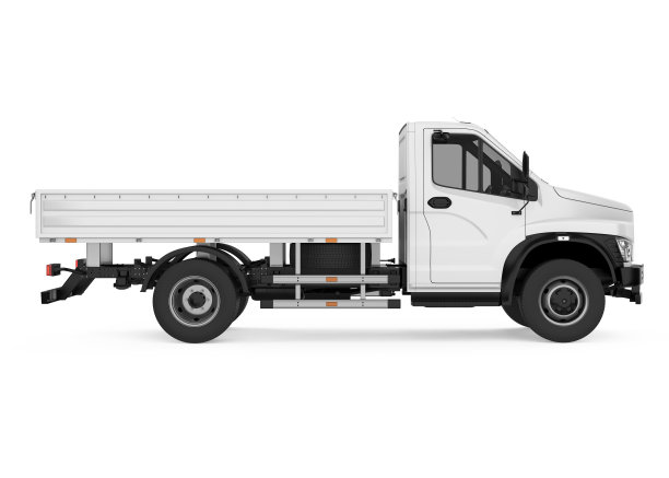 平板卡车孤立图片下载