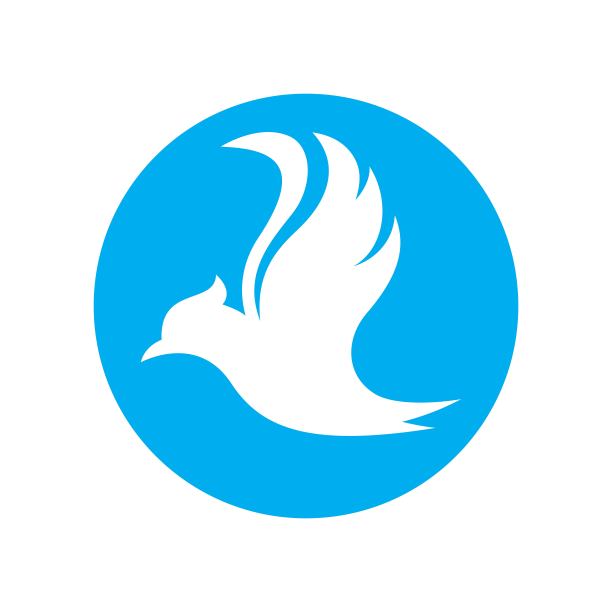 鸟的标志图片图片下载