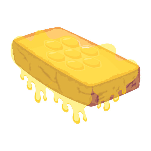 潮流的扁平图标设计的蜂蜜罐图片下载