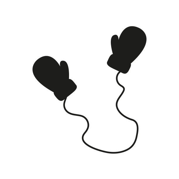 冬天的手套。矢量图像。图片下载