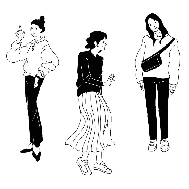 一个男人打电话的矢量线图图片下载