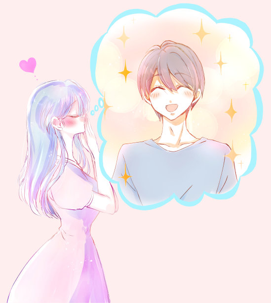 女人想着她爱的男人图片下载