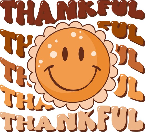 复古的感恩节秋季矢量印花。南瓜派，笑脸插画。秋天报价图片下载