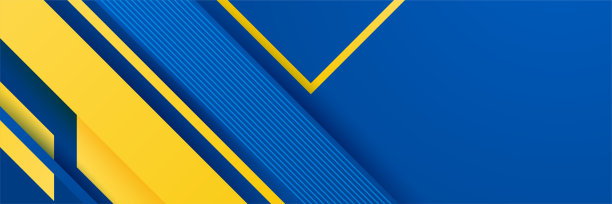 蓝、黄、橙相间的背景带条纹。矢量抽象的背景纹理设计，明亮的海报。抽象的背景现代潮未来图形。多层效果与纹理。图片下载