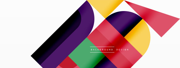 最小几何抽象背景。圆形、方形和三角形的设计。时髦的技术商业模板墙纸，横幅，背景或着陆图片下载