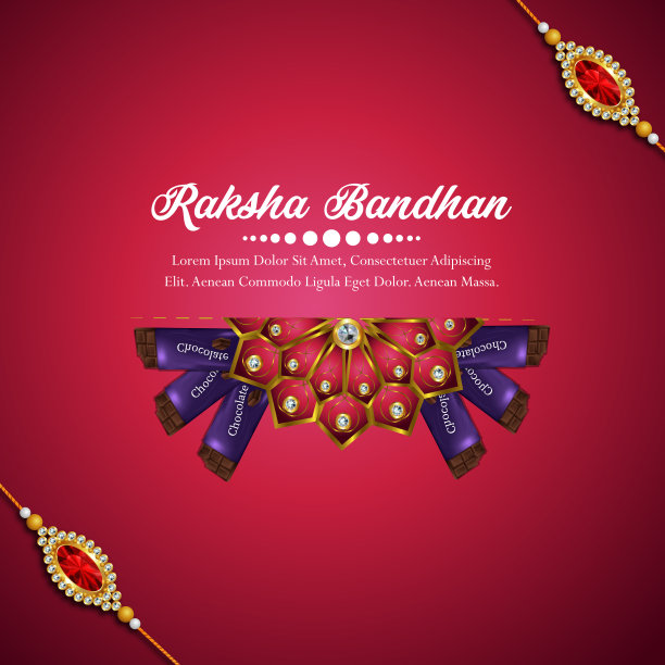 Raksha bandhan是兄弟姐妹庆祝的节日图片下载