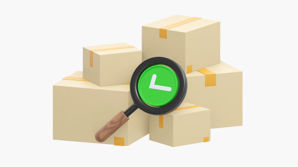 白色背景下的纸板箱特写镜头图片下载