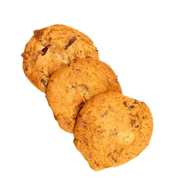 三块巧克力饼干图片下载