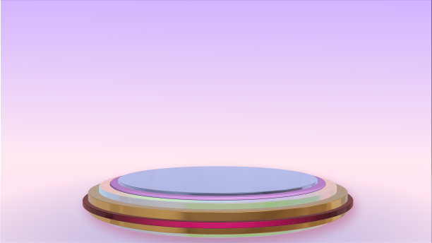 摘要三维平台产品展台产品展示背景。最小的风格。图片下载