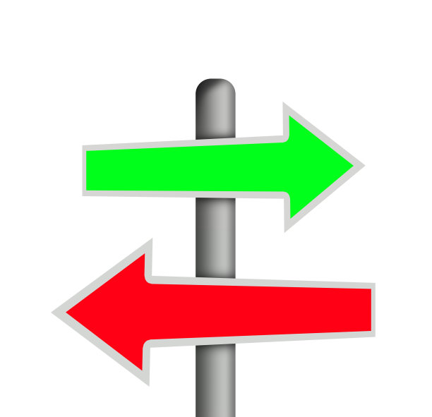 白色上有两个路标图片下载