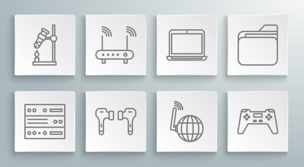 设置线路服务器数据web主机路由器和wi图片下载