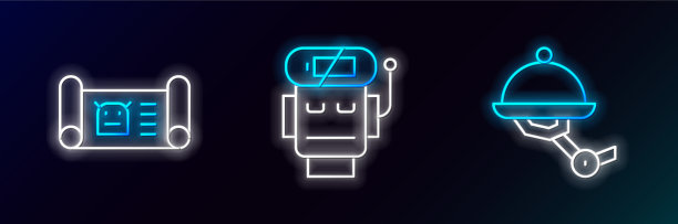 设定线服务员机器人的机器人蓝图和低图片下载