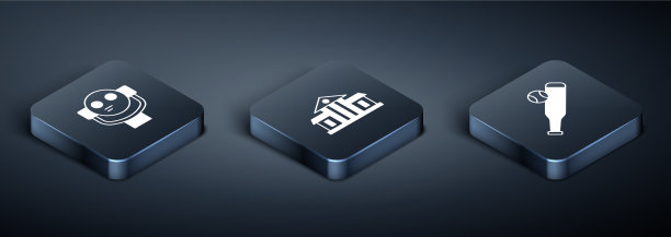 设置等距旅游双筒望远镜棒球球棒图片下载