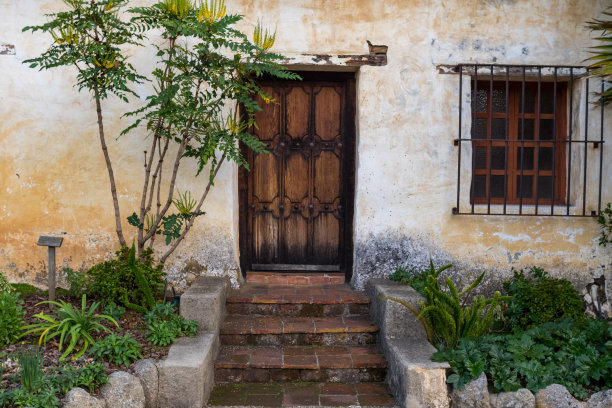 卡梅尔教堂，海上卡梅尔，加利福尼亚，美国图片下载